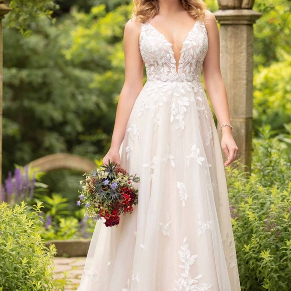 Essence of Australia BOHO A-Line Wedding Dress NWT unaltered - Picture 5 of 5